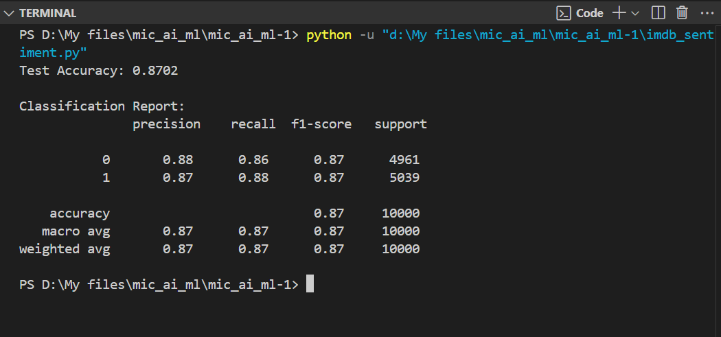 IMDb Sentiment Analysis Engine